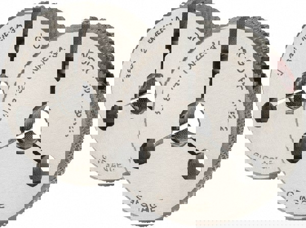 Threaded Ring Gage: 3/8-32 Thread, UNEF, Class 3A, Go & No Go